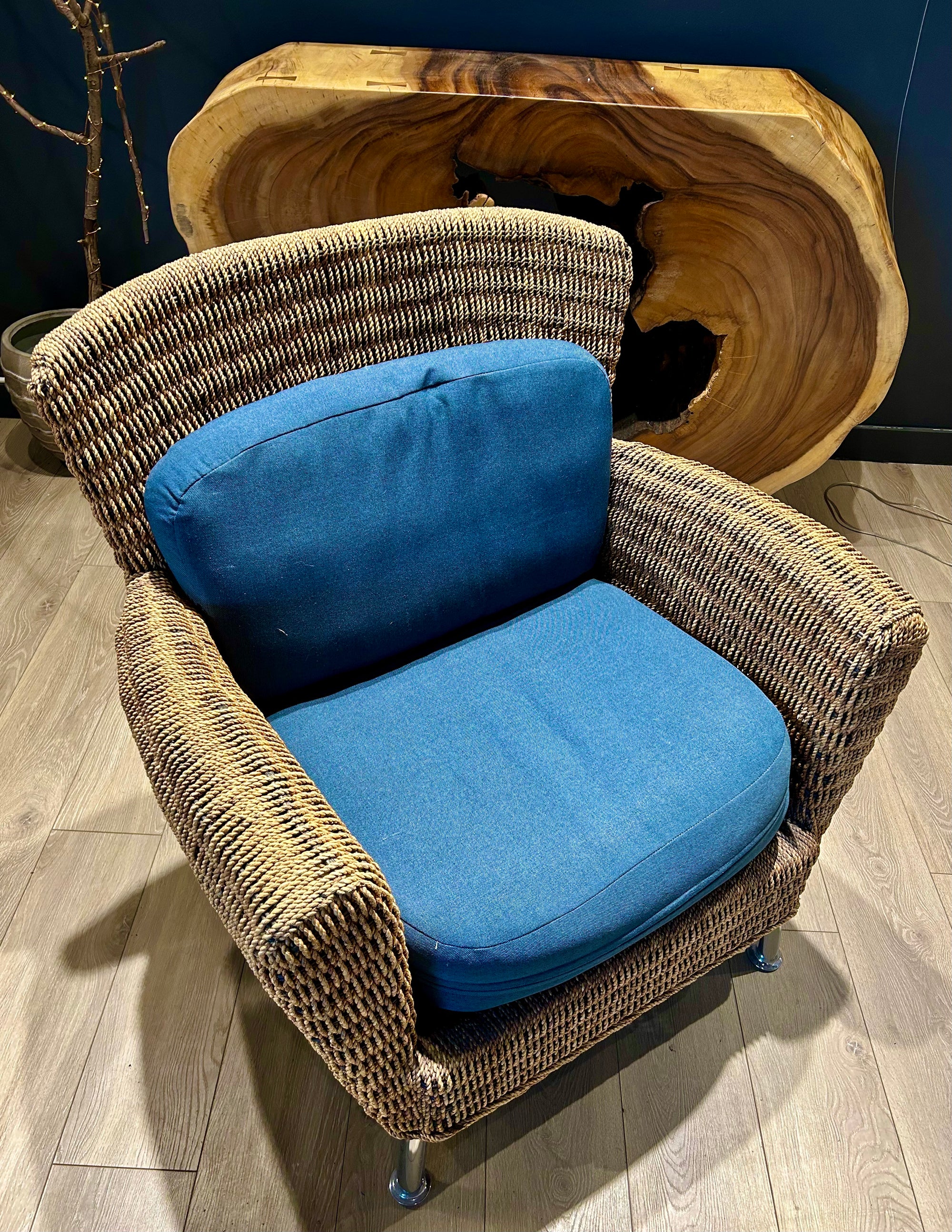 Chaise longue Luther - Havane brun foncé