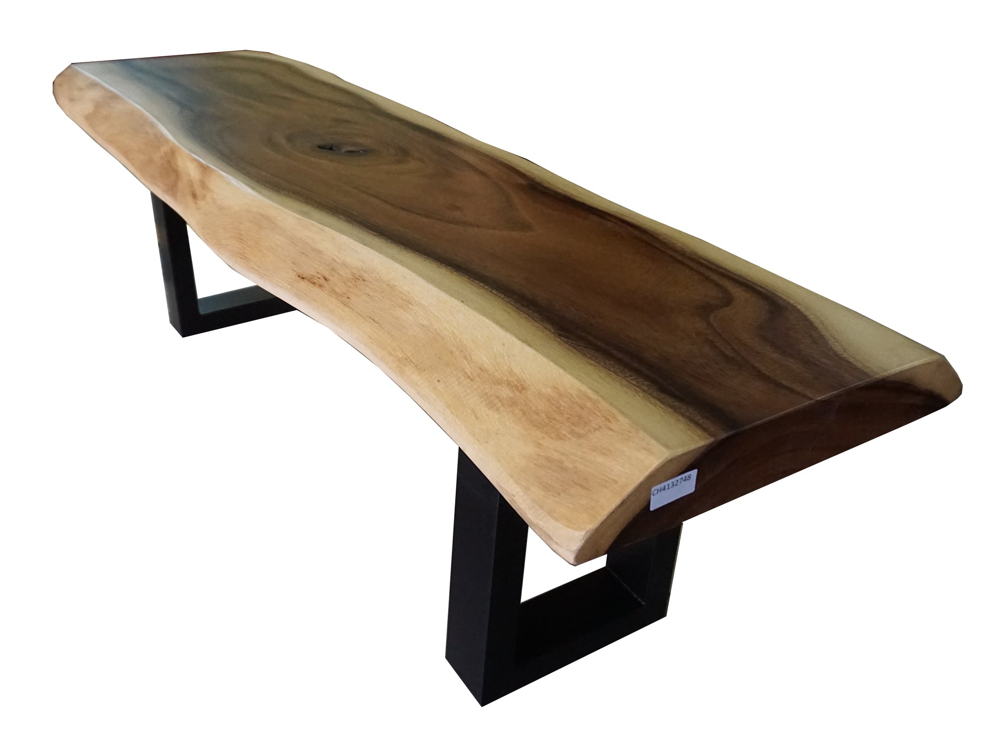 PURE - Chamcha Wood Bench with metal legs 60"