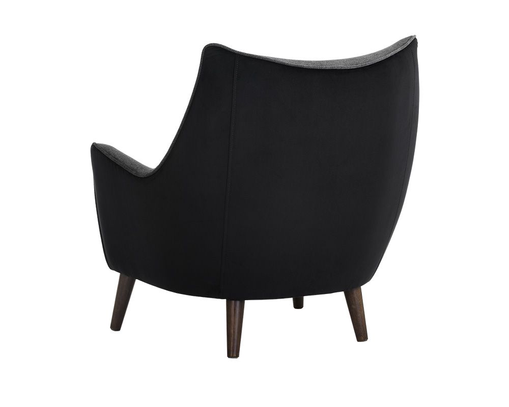 Sorrel Lounge Chair - Polo Club Kohl Grey / Abbington Black - Eastwoodshop