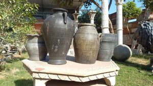 Terra 3 - Gray Terracotta Table/Floor Vase