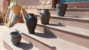 Terra 3 - Gray Terracotta Table/Floor Vase