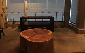 ART - Chamcha wood trunk coffee table