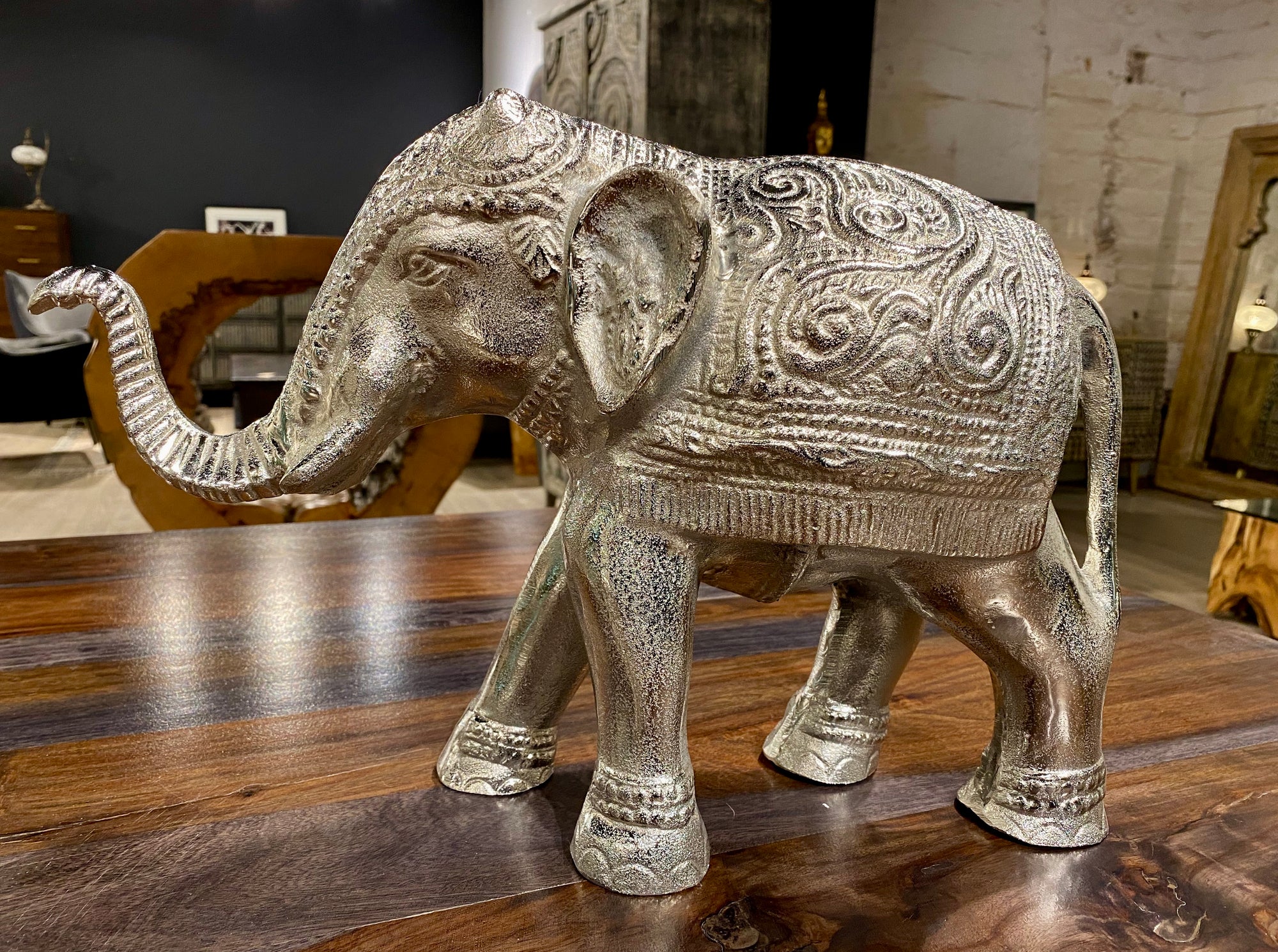 Aluminum Handmade Elephant Statue