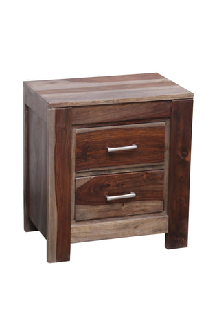 ROMY -Solid Rosewood Night Stand with 2 drawers
