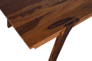 SARI - Handmade Sheesham Wood Dining Table in Light Brown
