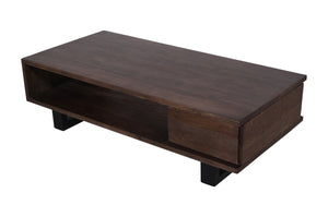 ASIA - Solid Wood Coffee Table with 1 Drawer