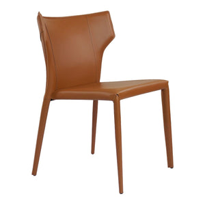 ORO - Dining Chair in black Leatherette Upholstery