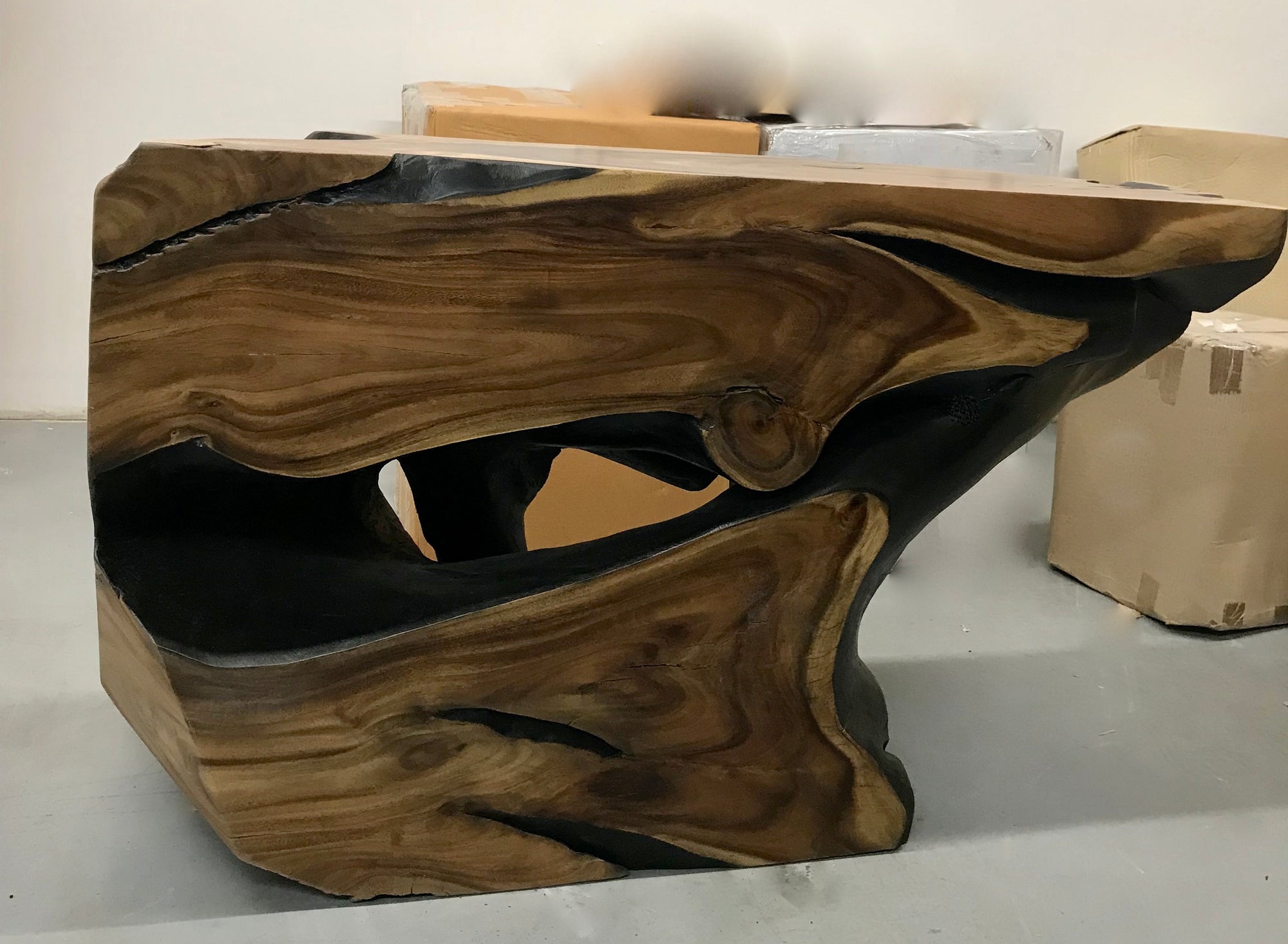 Pure - Chamcha wood console Black/Nat
